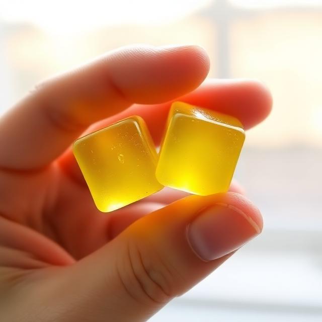 Customer photo of two Zumi Focus Bites gummies